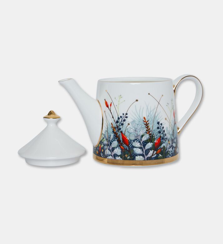 Imperial Winter Botanical Teapot, Packshot View
