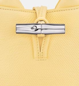 Leather Embroidered Logo Xs Handbag Leather Embroidered Logo Xs Handbag