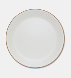 Home Deco and More Dual Round Dinner Plate Set Of 4, Beige, 28-cm, Packshot View