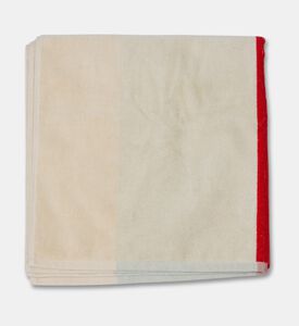 Suite702 Organic Terry Colorblock Bath Towel, Red, Packshot View