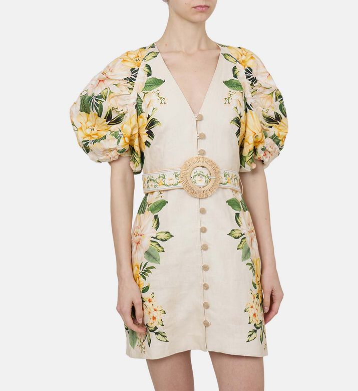 Floral-print Mini Dress Floral-print Mini Dress