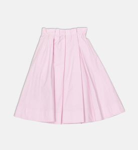 La Mia Bambina Pleated Design Flared Skirt, Packshot View