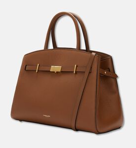 Demellier The Midi Hudson Crossbody Bag, Light-brown, Packshot View