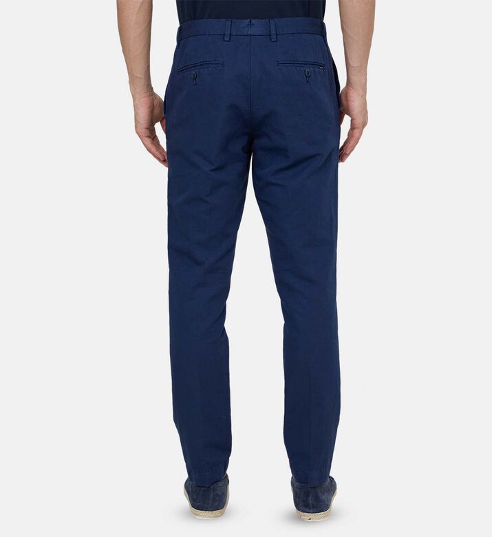 Cotton Linen Chino Trousers