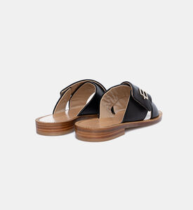 Crossed Straps Slippers