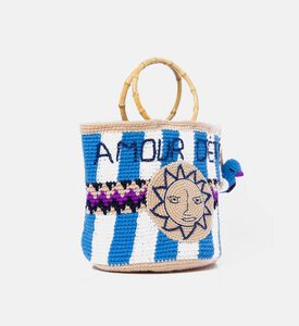 Embroidered Logo-label Sun Bag