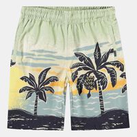 Tropical-print Swim Shorts