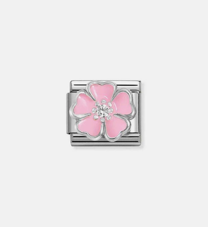 Composable Classic Link Blossom Silver Charm
