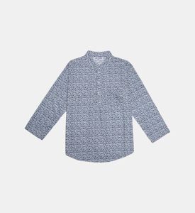 قميص آزاد قطن مطبوع