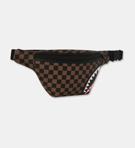 Sprayground Checkered Pattern Zip Fastening Crossbody Bag, Packshot View