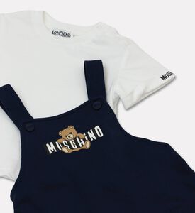 Moschino BKT Coordinated Two-piece Teddy-print Overall Set, Packshot View