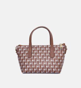 Maya.M The Baby Monotype-print Tote Bag, Terracotta, Packshot View