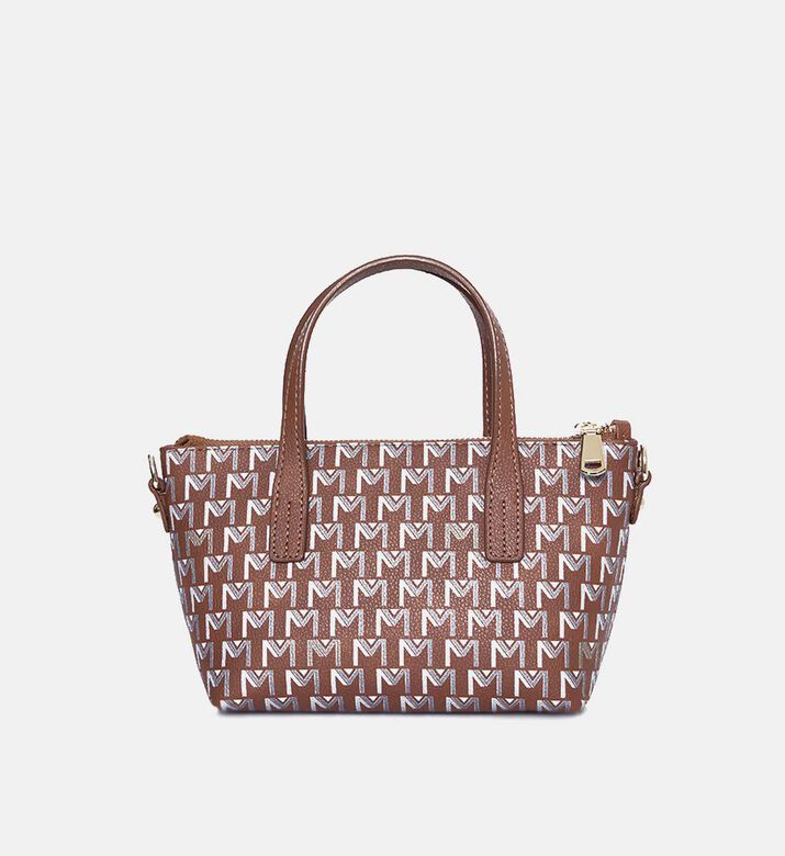 Maya.M The Baby Monotype-print Tote Bag, Terracotta, Packshot View