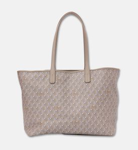 Maya.M Vegan Leather Medium Tote Bag, Greige, Packshot View