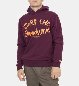 هودي بقصة عادية وطبعة شعار