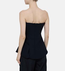 بلوزة توكسيدو بنمط كورسيه