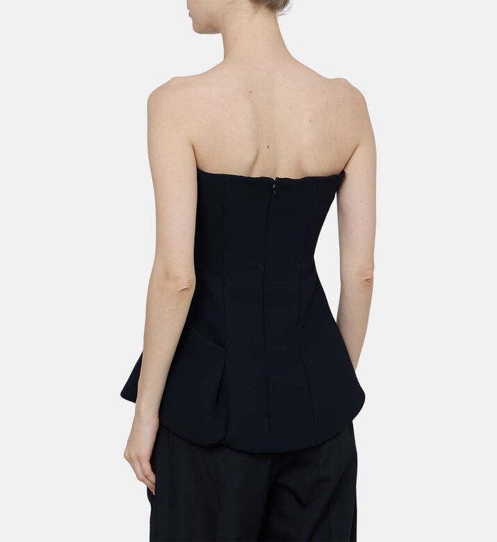 بلوزة توكسيدو بنمط كورسيه