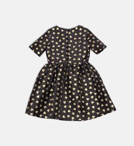 Heart Pattern Short-sleeve Dress Heart Pattern Short-sleeve Dress