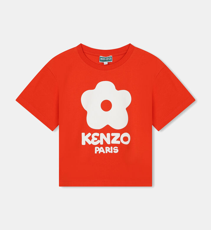 Flower Printed Jersey T-shirt