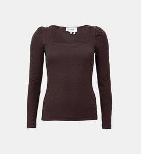 بلوزة أوبرا بأكمام طويلة