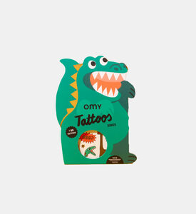 حزمة ملصقات وشم مؤقتة بشكل ديناصورات