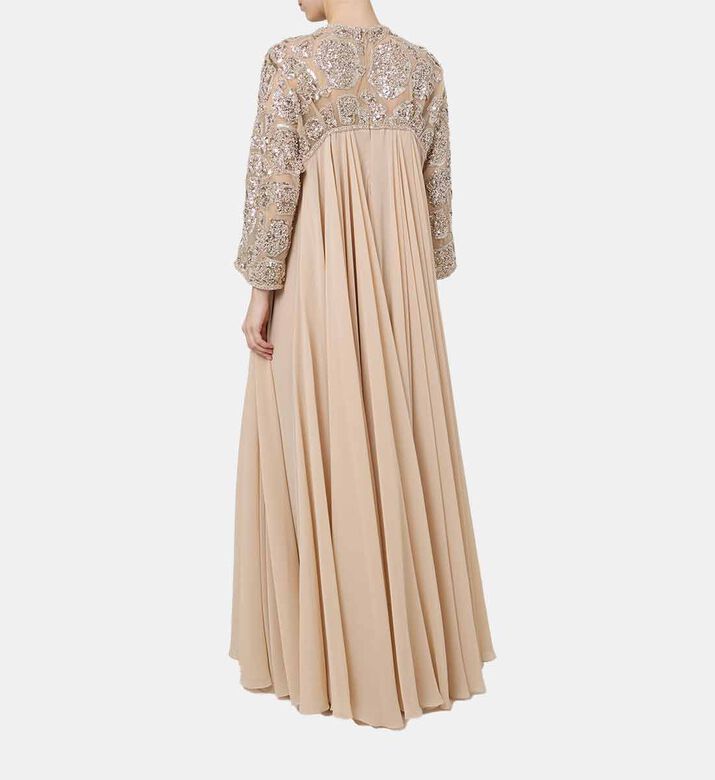 Sequined Top Maxi Gown Sequined Top Maxi Gown