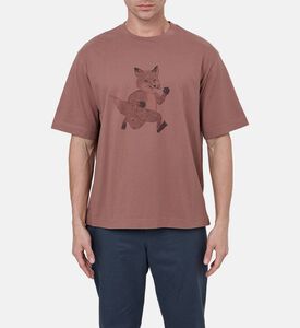 Cotton Fox-print Crewneck T-shirt