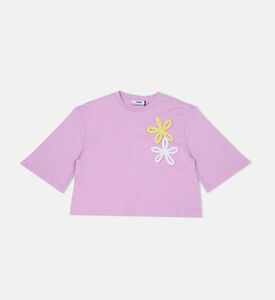 Light Interlock Cropped T-shirt