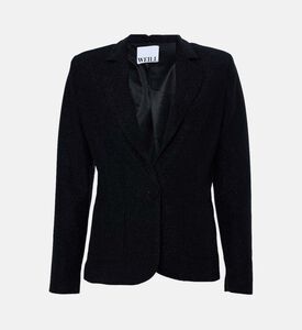 Weill Glitter-embellished Notch Lapel Blazer, Packshot View