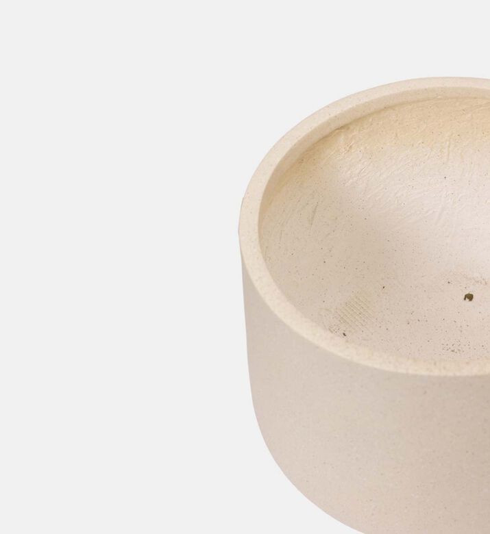 وعاء زرع دائري فايبر كلاي