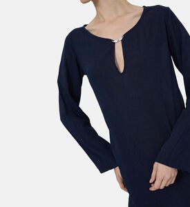 Delia V-neck Long-sleeve Dress