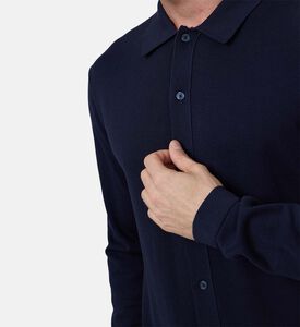 أوفر شيرت إسنشال من مزيج قطن وحرير