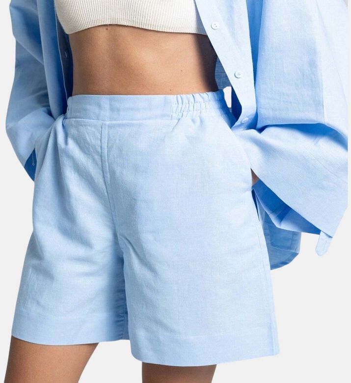 Godalia Classic Button-down Set, Blue, M-l, Model View