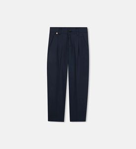 Cotton Button Closure Pants