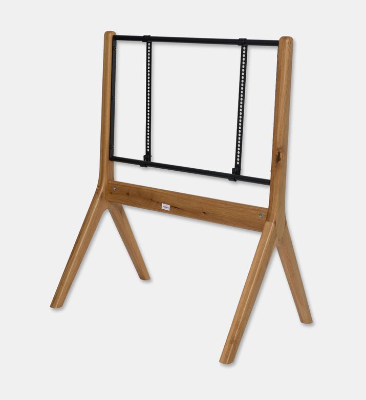 Home Deco and More Davis Wood Lacquered-finish Tv Stand, Oak, Packshot View