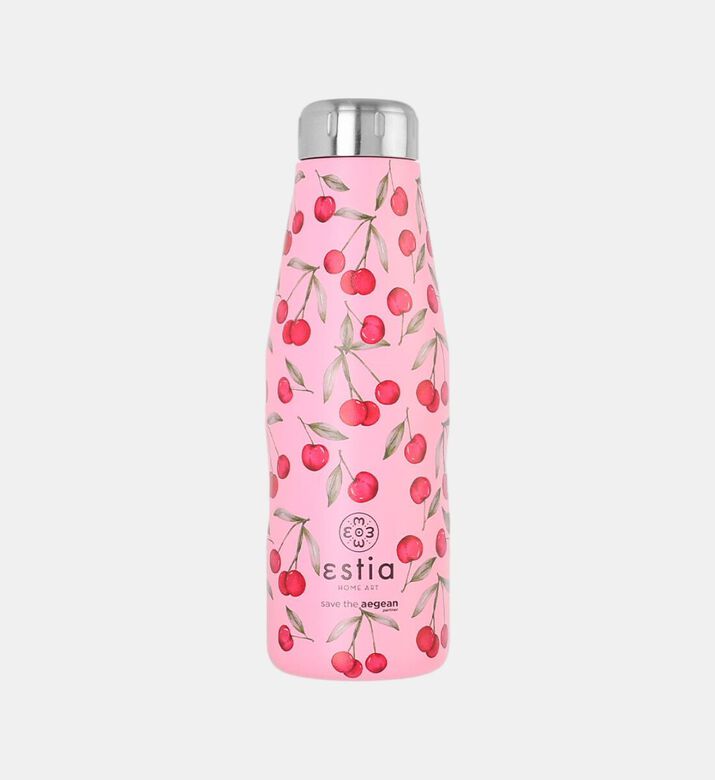 Estia Cherry Rose Insulated Travel Flask, Packshot View