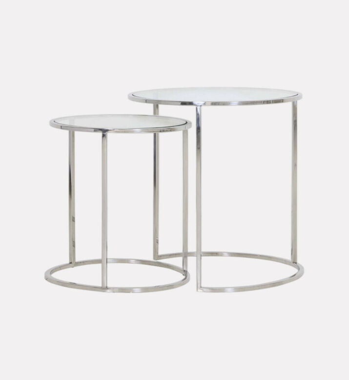 Light and Living Duarte Nesting 2-piece Table Set, Packshot View
