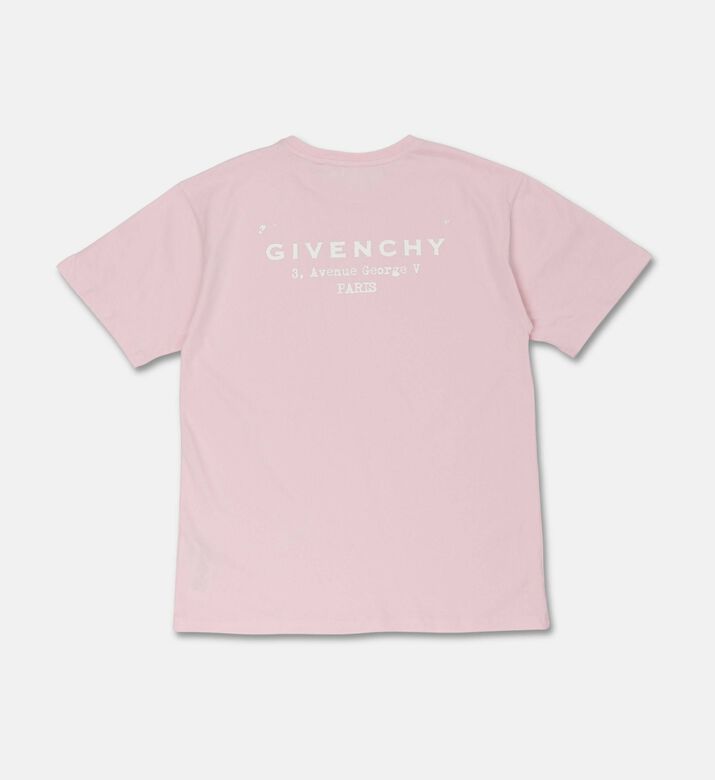 Givenchy Twisted Seam Organic Jersey T-shirt, Red, 10y, Packshot View