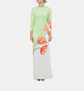 Delora Open Back Crewneck Maxi Dress Delora Open Back Crewneck Maxi Dress