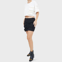 Tie Detailed Mini Skirt