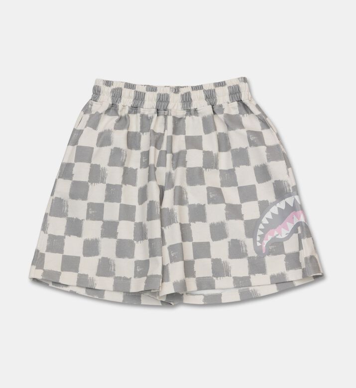 Sprayground Checkered Drawstring Shorts, Packshot View