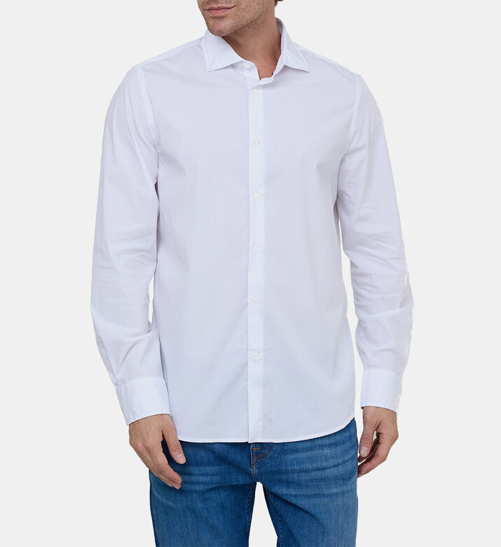 Cotton Button-down Poplin Shirt