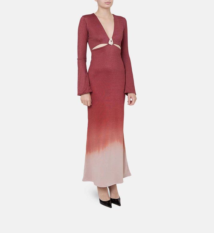 Long-sleeve Flared Dress Long-sleeve Flared Dress