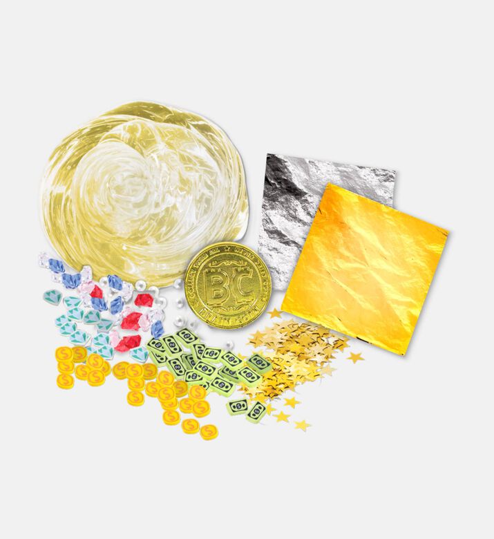 Slimy Glitter Coin Mix-in Slime Toy, Packshot View