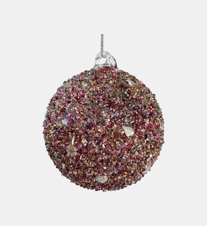Bead Jewel Glass Ball Ornament