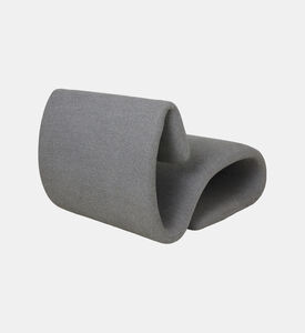 Dan Form Dubna Boucle Fabric Lounge Chair, Packshot View