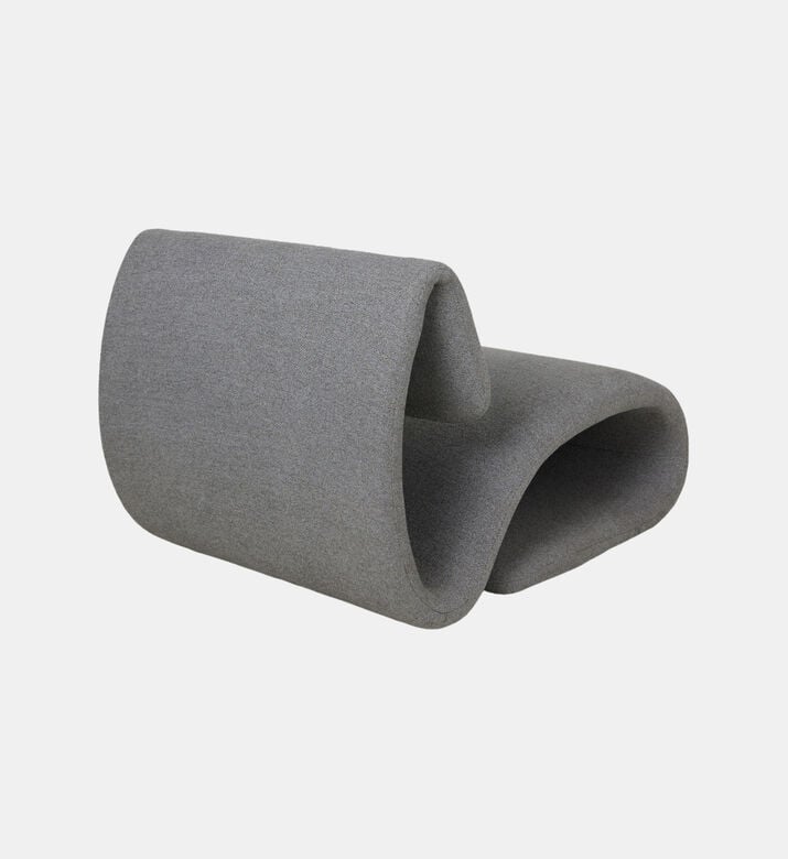 Dan Form Dubna Boucle Fabric Lounge Chair, Packshot View