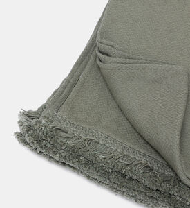 Swan Fringe Lace Cotton Throw