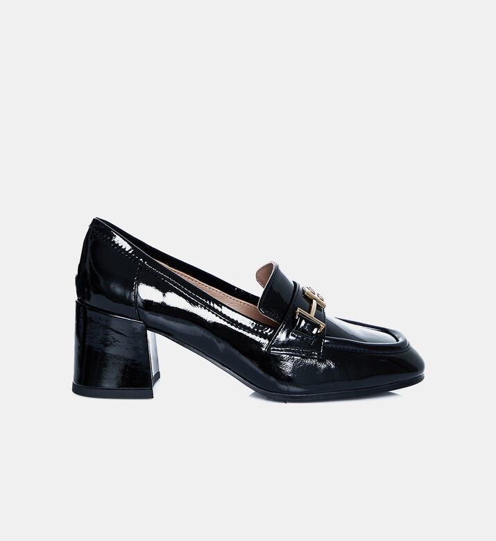 Wrinkled Patent Leather Loafer