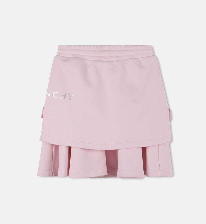 Fleece Metallic-print Skirt